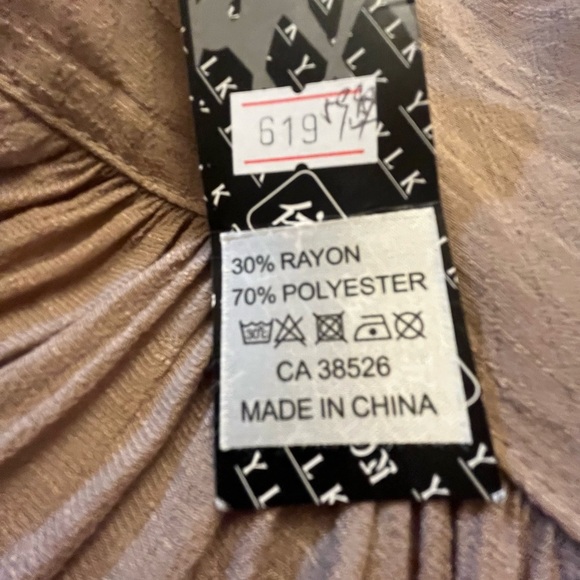 Women’s Cropped Palazzo Pants Mushroom Taupe MEDIUM NWT - Picture 3 of 5